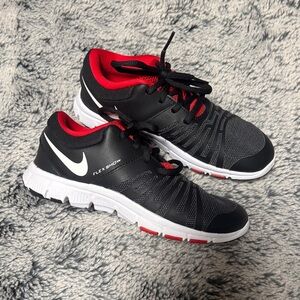 Nike Boy’s Black and Red Athletic Training Shoes